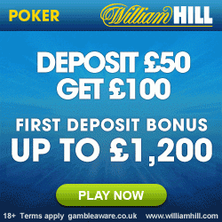 William Hill Poker Download & Welcome Bonus