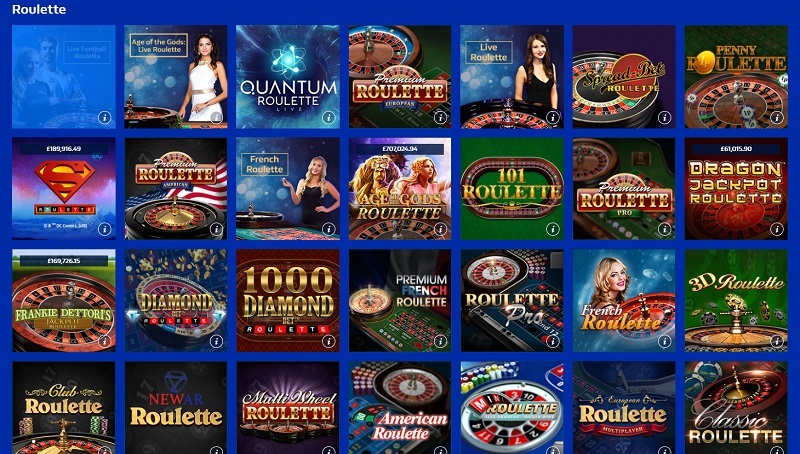 play european roulette at williamhill online casino