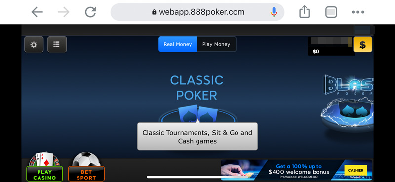 web poker